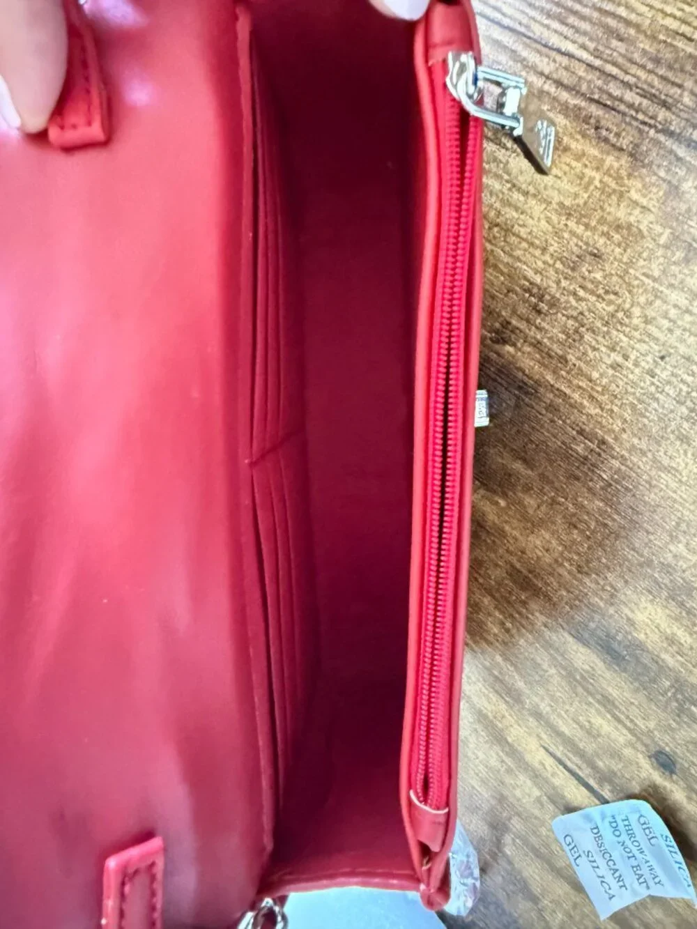 Badgley Mischka Small Red V-Quilting Crossbody Bag – NWT